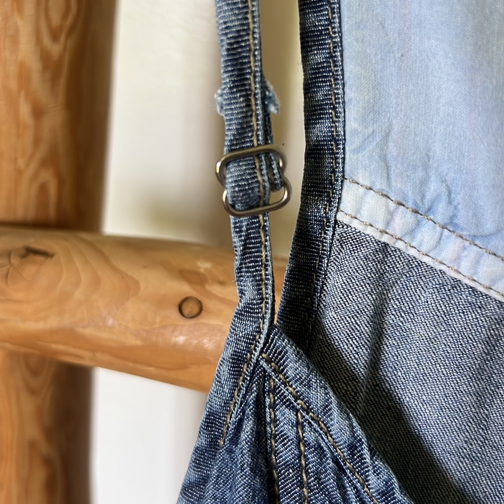 Denim Button-Down Dress - image 7